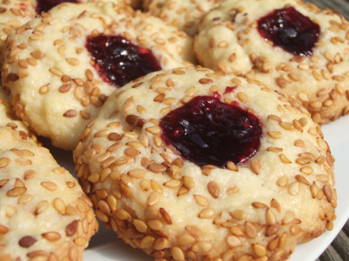 Biscuits sesame et gelee.html